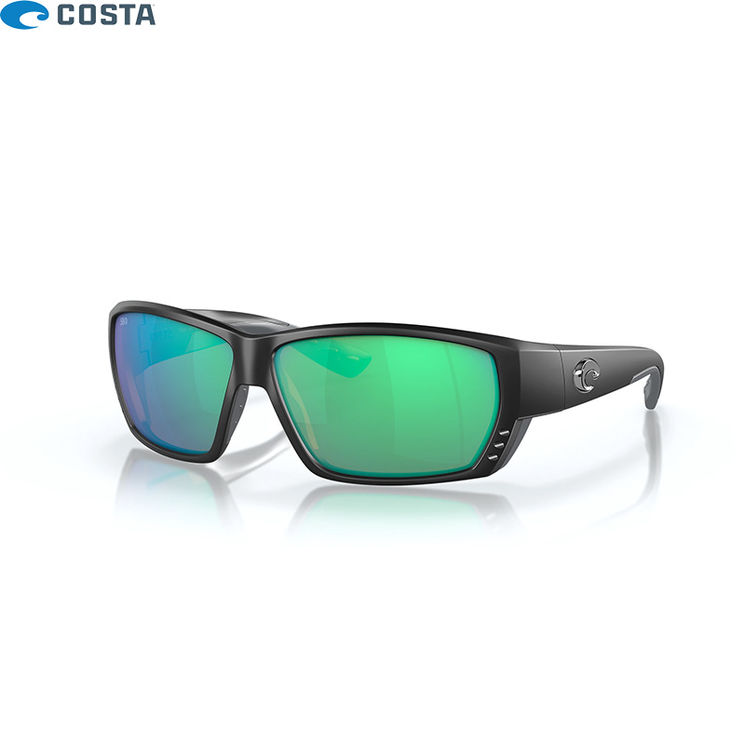 Lunettes polarisantes COSTA DEL MAR Tuna alley Matte black Green mirror 580G