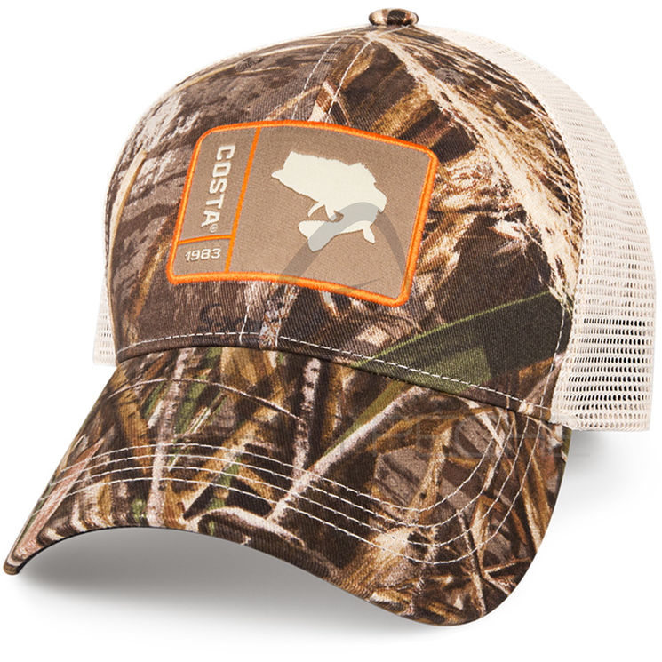 Casquette COSTA Original patch bass real tree camo