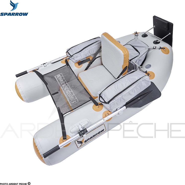 Float tube SPARROW Expédition 180 Gris/Orange