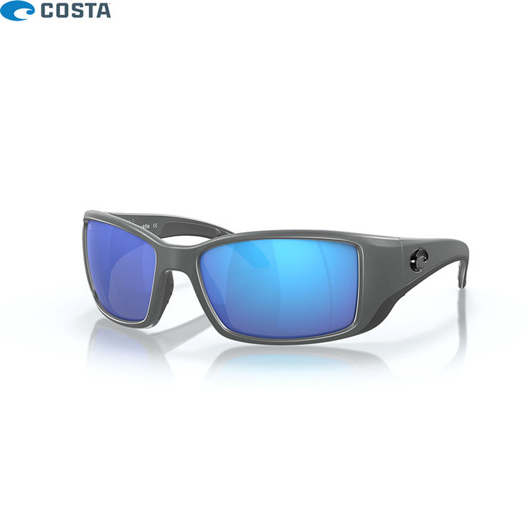 Lunettes polarisantes COSTA DEL MAR Blackfin Matte gray Blue mirror 580G