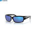 Lunettes polarisantes COSTA DEL MAR Caballito Shiny black Blue mirror 580G