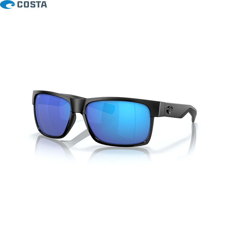 Lunettes polarisantes COSTA DEL MAR Half moon Sh black/mat black Blue mirror 580G