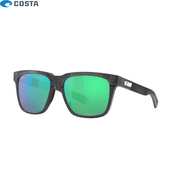 Lunettes polarisantes COSTA DEL MAR Pescador Net gray w/gray rubber Green mirror 580G