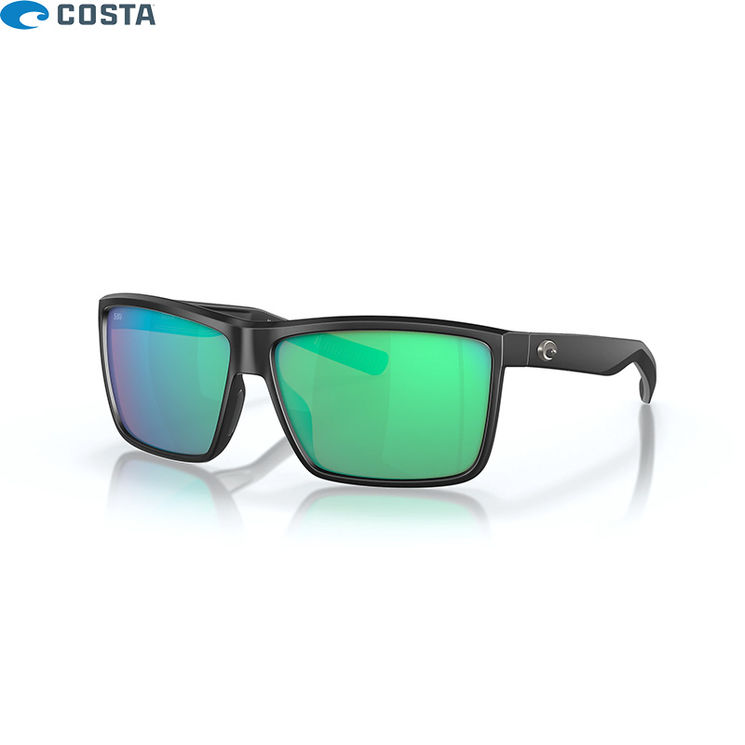 Lunettes polarisantes COSTA DEL MAR Rinconcito Matte black Green mirror 580G