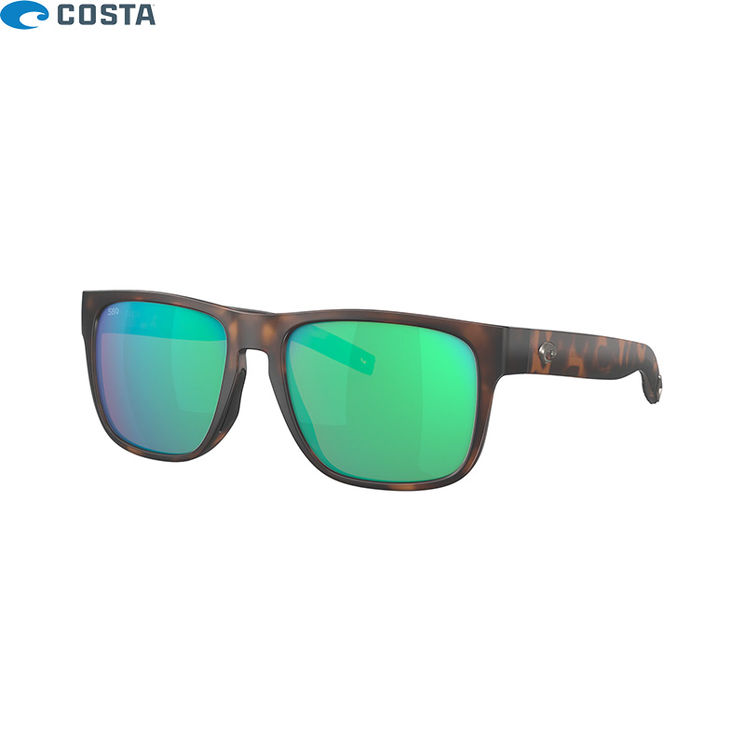 Lunettes polarisantes COSTA DEL MAR Spearo Matte tortoise Green mirror 580G