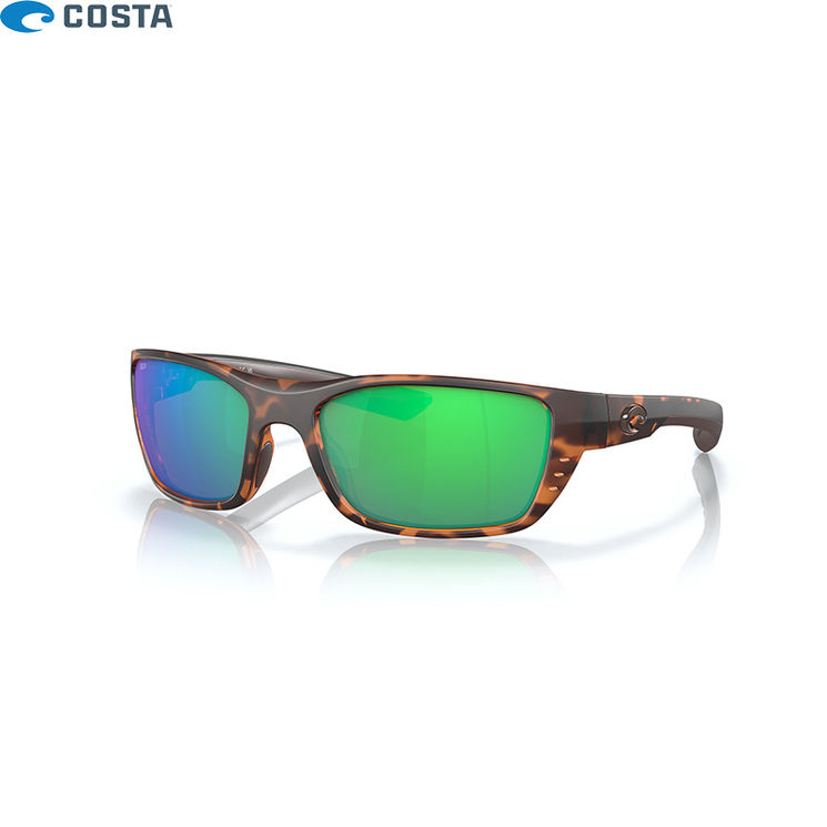 Lunettes polarisantes COSTA DEL MAR Whitetip Matte retro tortoise Green mirror 580G