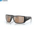 Lunettes polarisantes COSTA DEL MAR Blackfin pro Matte black Copper silver mirror 580G