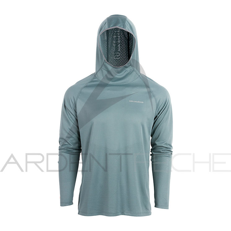 Tee shirt à capuche GRUNDENS Solstrale pro hoody quarry