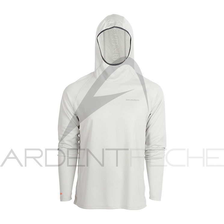 Tee shirt à capuche GRUNDENS Solstrale pro hoody glacier