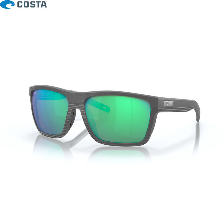 Lunettes polarisantes COSTA DEL MAR Pargo Net dark gray Green mirror 580G