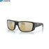 Lunettes polarisantes COSTA DEL MAR Tuna alley Pro Matte black Sunrise silver mirror 580G