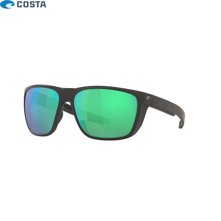 Lunettes polarisantes COSTA DEL MAR Ferg Matte black Green mirror 580G