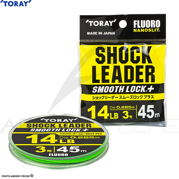 Fils fluorocarbone TORAY Shock leader smooth lock+