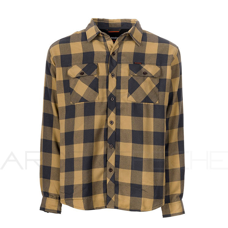 Chemise GRUNDENS Kodiak insulated shirt antique bronze plaid