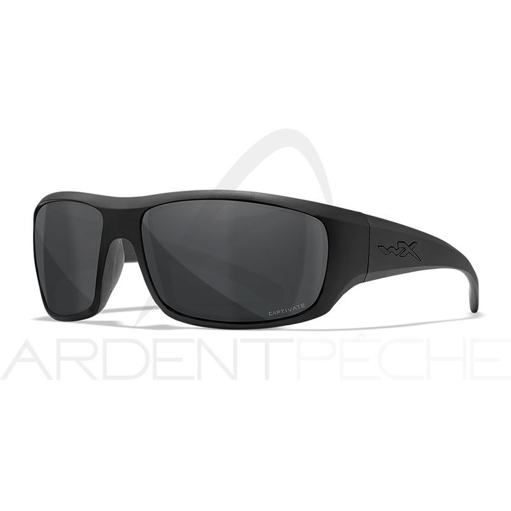 Lunettes polarisantes WILEY X Omega captivate Grey Black ops matte black frame