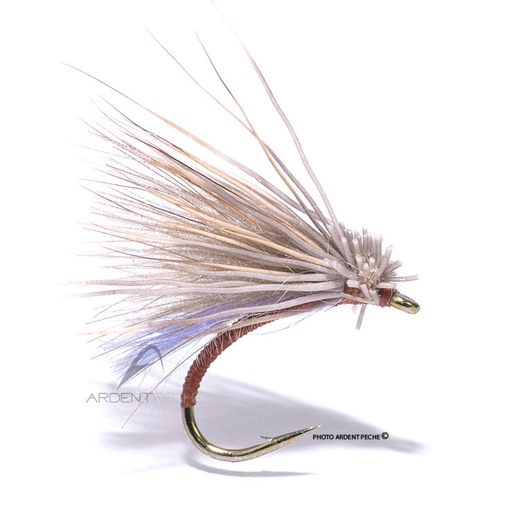 Mouche Igor et Nadica Stancev Caddis wing gris