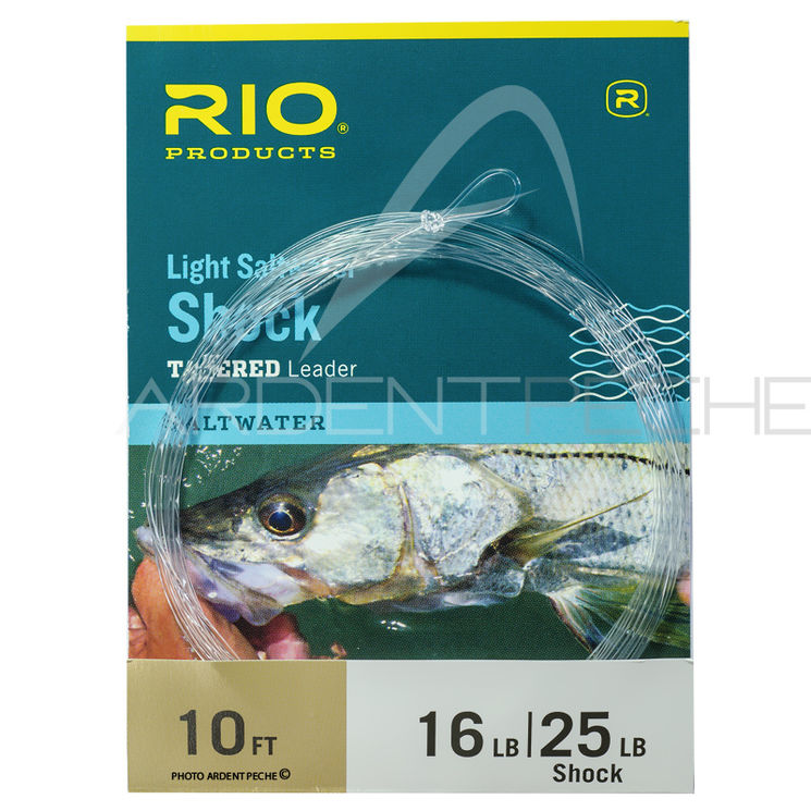 Bas de ligne RIO light saltwater shock tapered leader