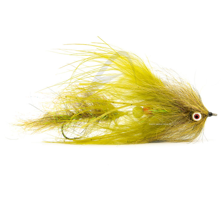 Mouche FMF Brochet Cheech leech olive 9878