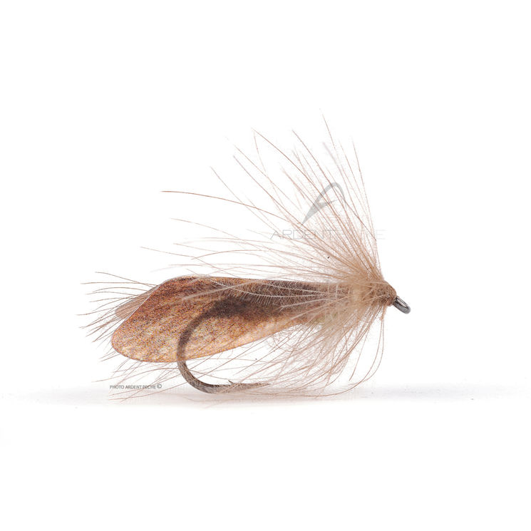 Mouche réaliste Caddis fly Marron