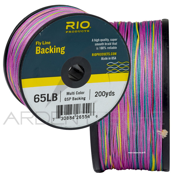 Backing RIO GSP MULTI COLOR 65lb 200 yds