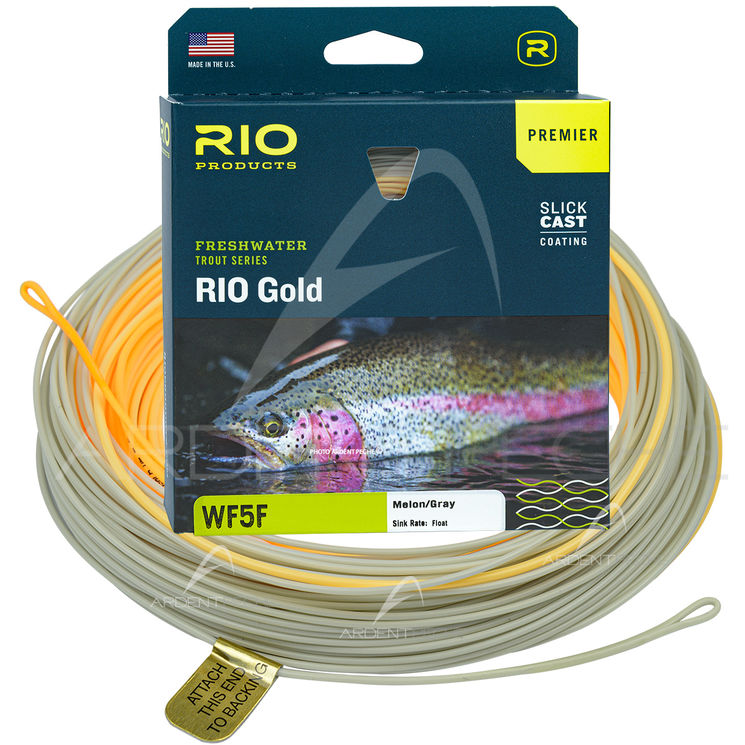 Soie RIO PREMIER GOLD gris/orange