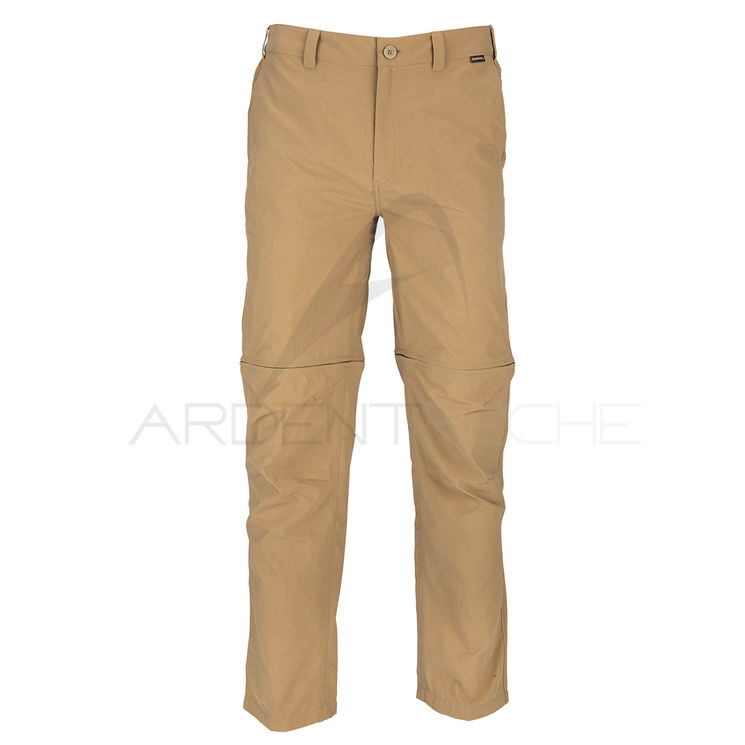 Pantalon SIMMS Superlight Zip-Off Pant Cork