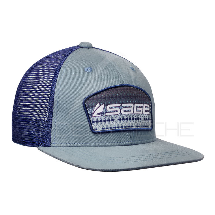 Casquette SAGE Patch Trucker Blue