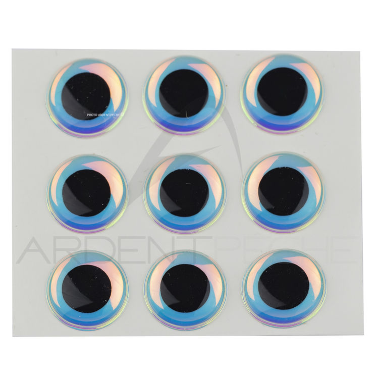 Yeux 3D adhésifs XL 13 mm