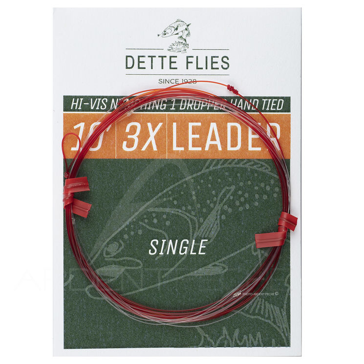 Bas de ligne Dette Flies nymphe 3 m (10ft)