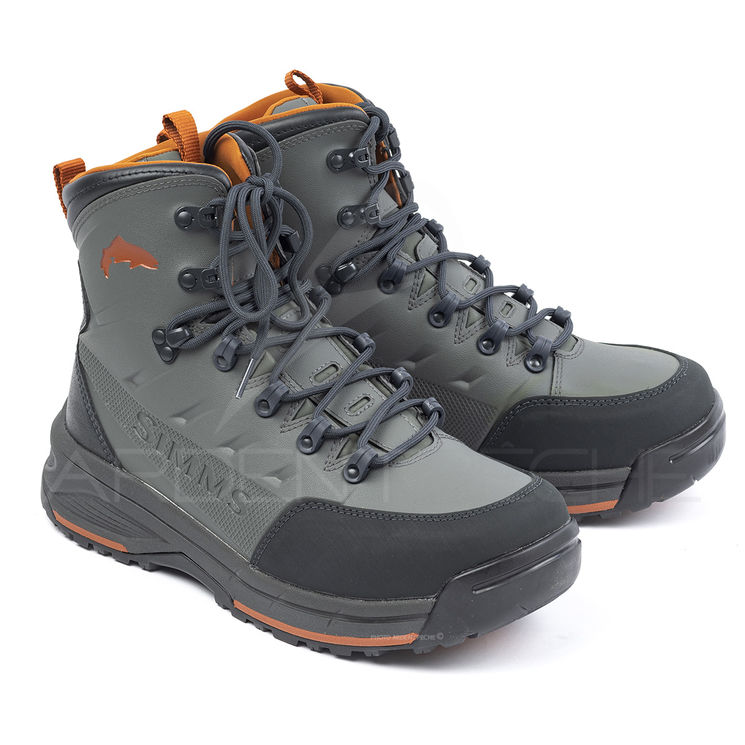 Chaussures de wading SIMMS Freestone Gunmetal caoutchouc