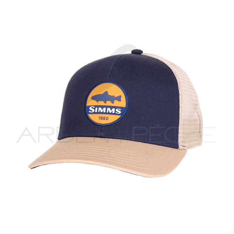 Casquette SIMMS Trout Patch Trucker Navy