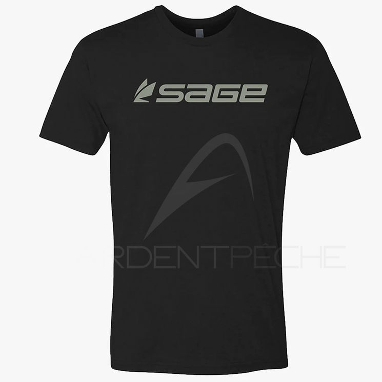 Tee Shirt SAGE Logo Tee Black