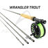 Canne à mouche REDINGTON prêt à pêcher WRANGLER Trout 9' soie 5