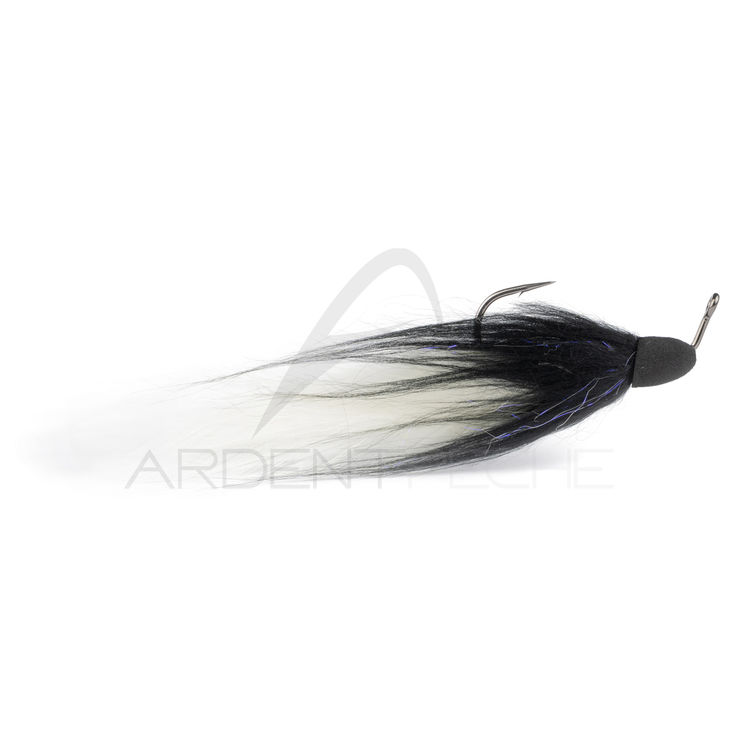 Mouche STS Brochet suspending noir/blanc