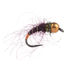 Mouche STS Nymphe tungsten caddis rouille/noir