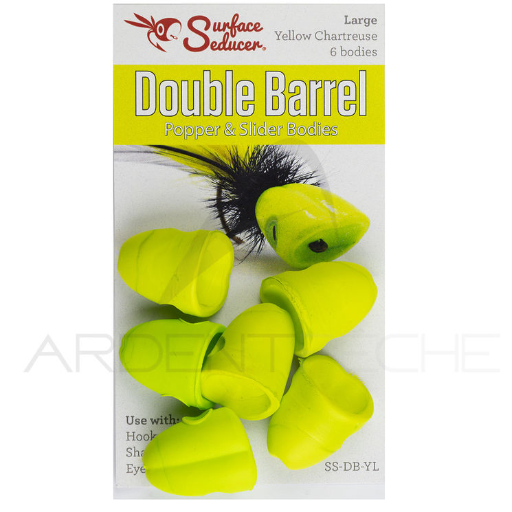 Tête de popper double Jaune chartreuse