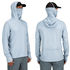 Tee shirt SIMMS Solarflex Guide Cooling Hoody Steel Blue