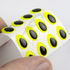 Yeux 3D Epoxy SYBAI Teardrop Eyes, Fluo Jaune 