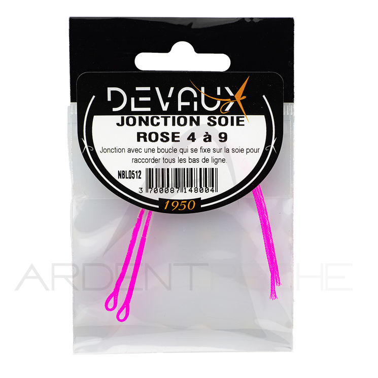 Connexion DEVAUX Jonction soie Rose 4 à 9