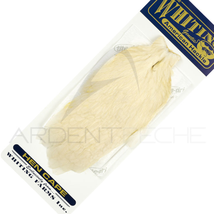 Cou de poule American Hackle blanc