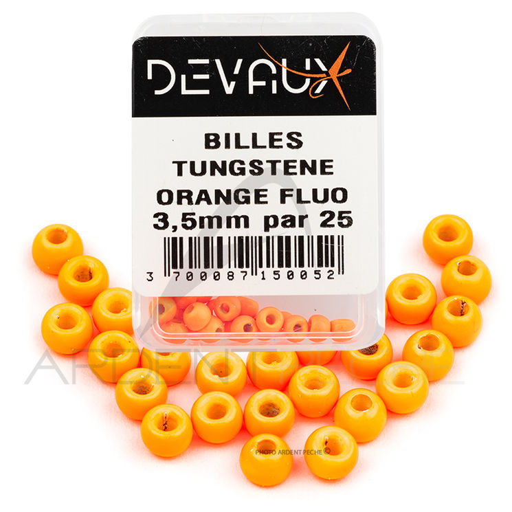 Bille Tungstène DEVAUX orange fluo X25