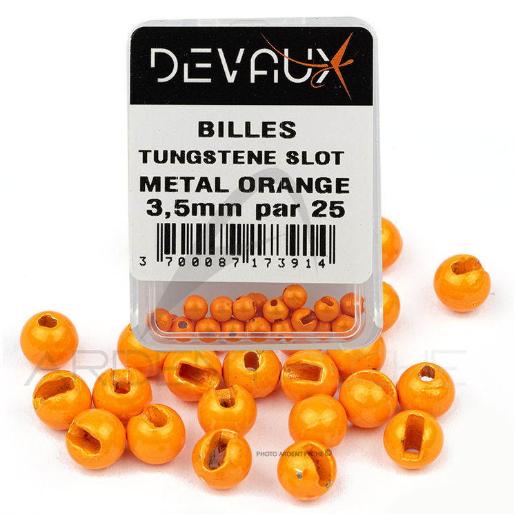 Bille Tungstène SLOT DEVAUX métal orange X25