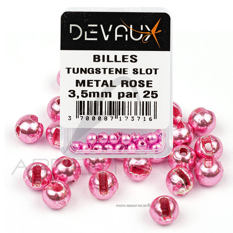 Bille Tungstène SLOT DEVAUX métal rose X25