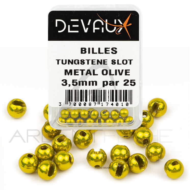 Bille Tungstène SLOT DEVAUX métal olive X25