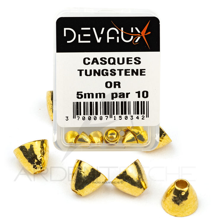 Casque tungstène DEVAUX or 