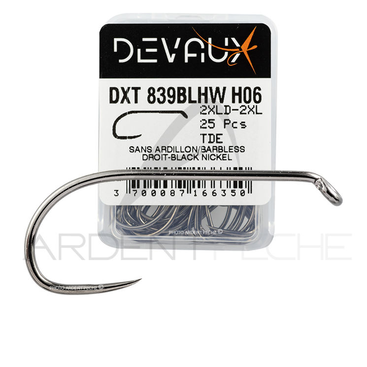 Hameçon mouche DEVAUX DXT 839 BL-HW