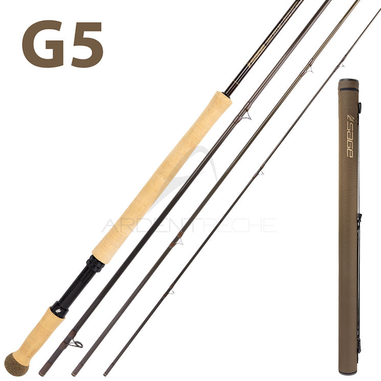 Canne à mouche SAGE TROUT SPEY G5 11'6 soie 5