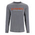 Tee shirt SIMMS Logo Shirt LS Athletic Heather