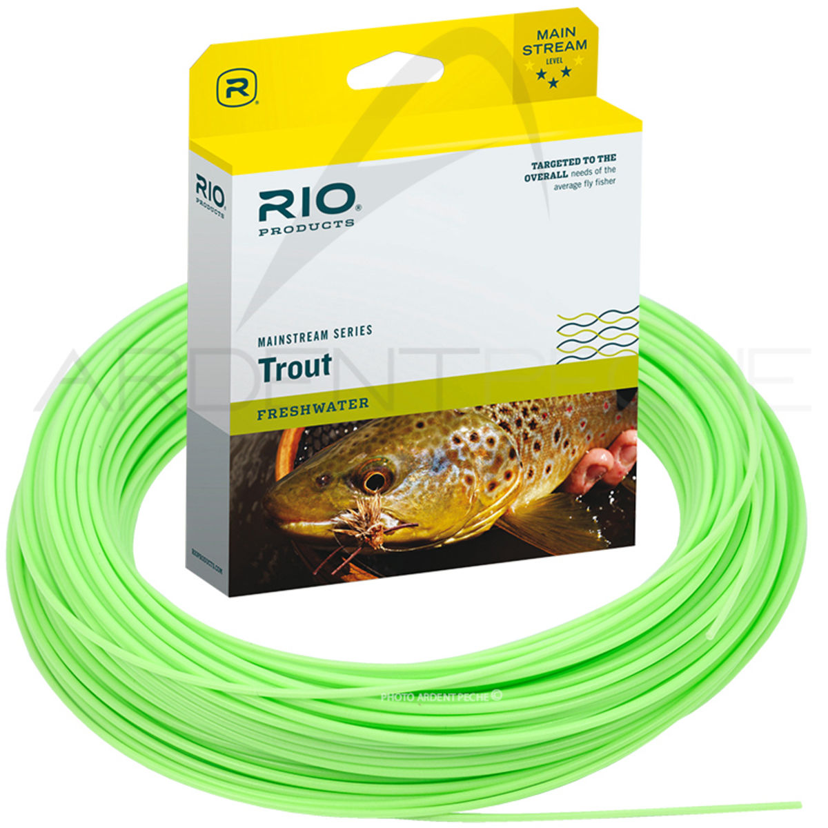 RIO MAINSTREAM TROUT WF-5-F #5 WT. WEIGHT FORWARD FLOATING FLY FISHING LINE
