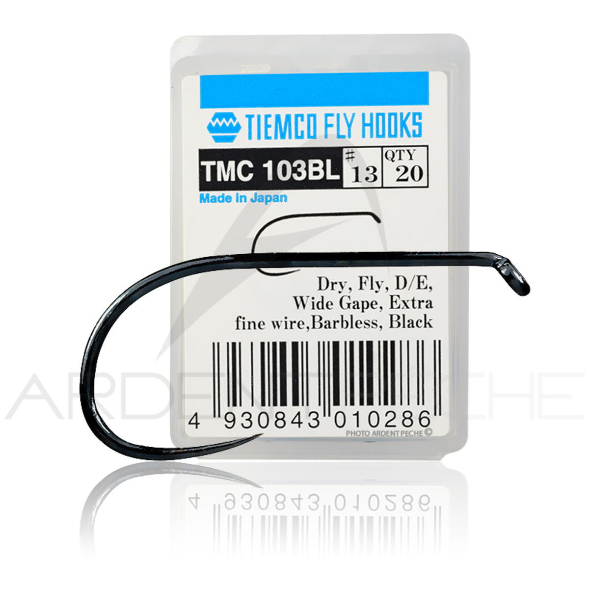Tiemco TMC 103 BL Barbless Fine Wire Dry Fly Hook - AvidMax